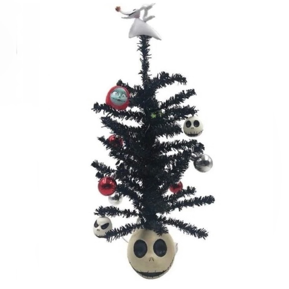 Rare Nightmare Before Christmas 15” Light Up Decorated Mini Christmas Tree New - Picture 1 of 3